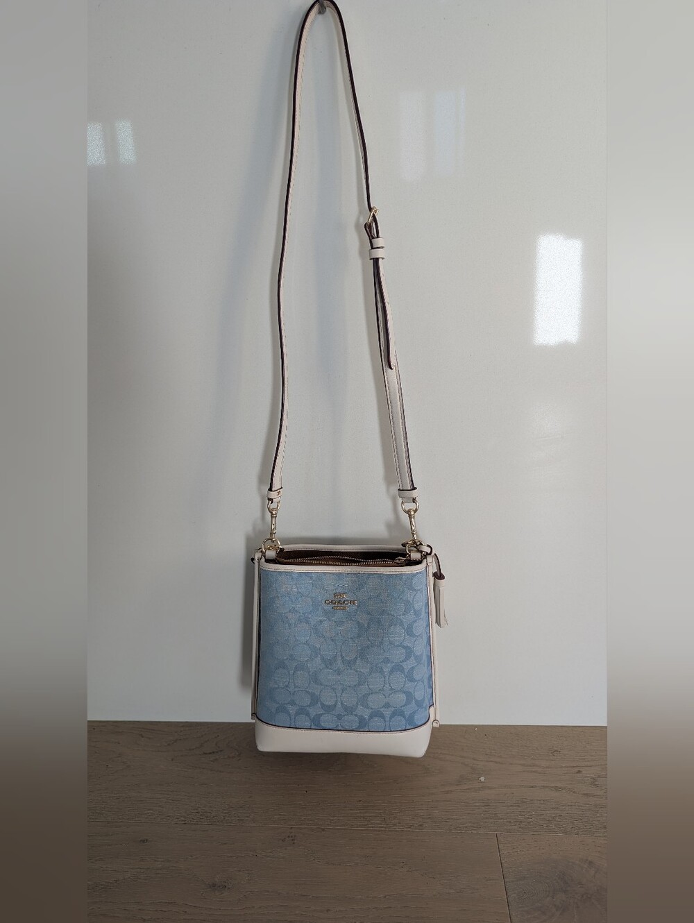 Coach Blue and White Women's Bag